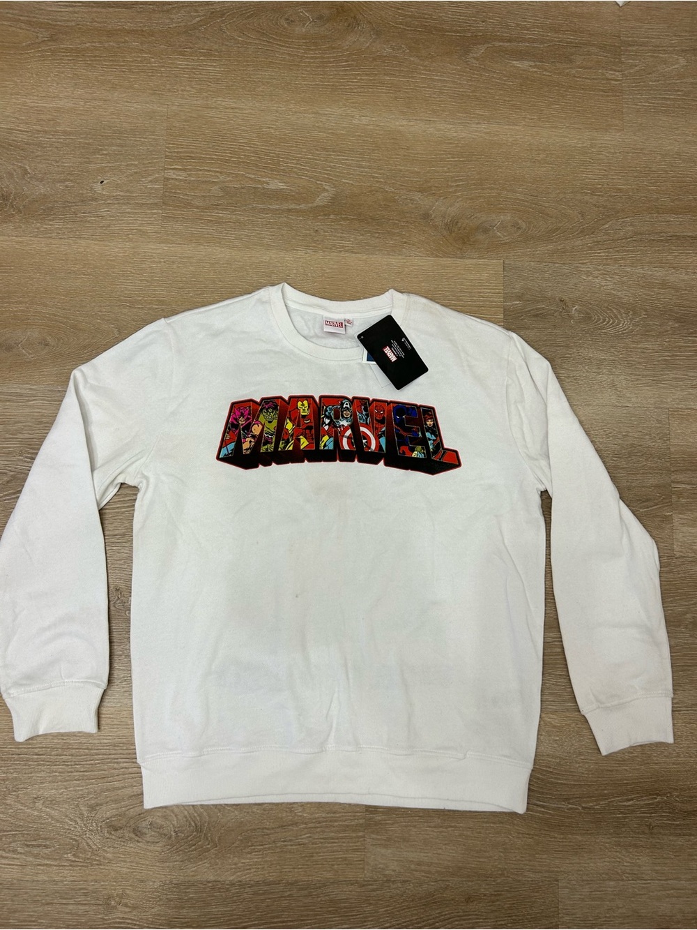 Marvel Heroes Adult SZ-XL Super Hero Pullover Sweatshirt